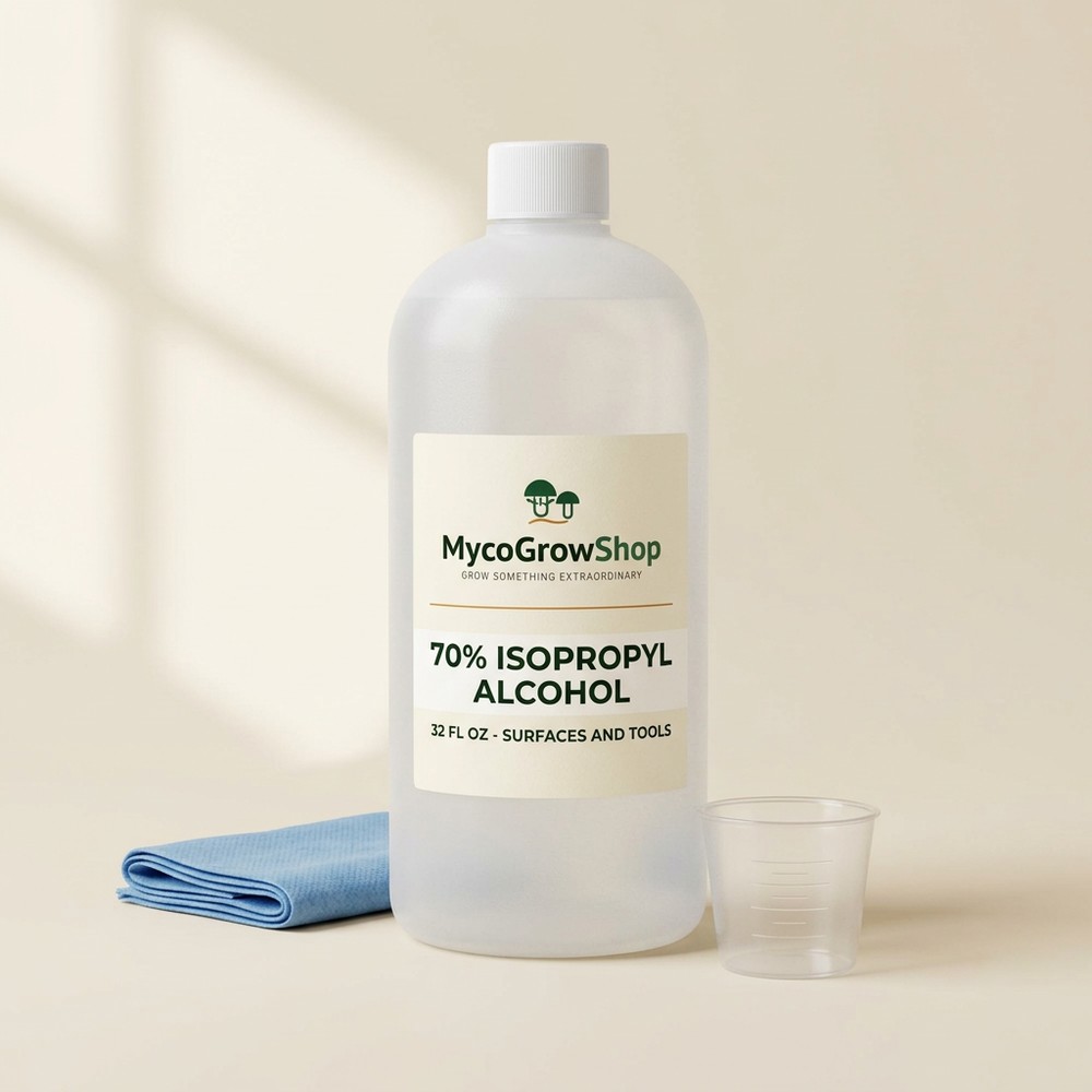 70% Isopropyl Alcohol — 32 fl oz - product photo, MycoGrow Shop