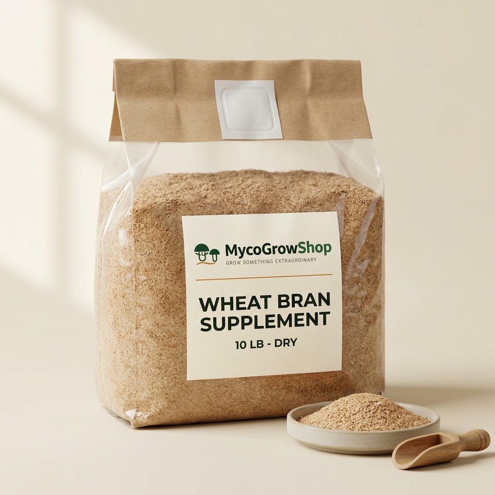 Wheat Bran Supplement, 10 lb Bag - product photo, MycoGrow Shop