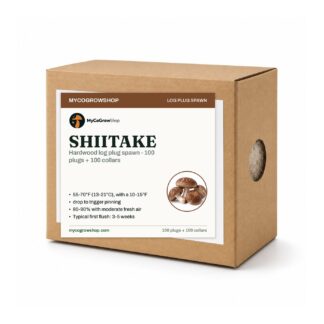 Shiitake Hardwood Log Plug Spawn - 100 Plugs, mushroom grain spawn, colonised and ready to pitch